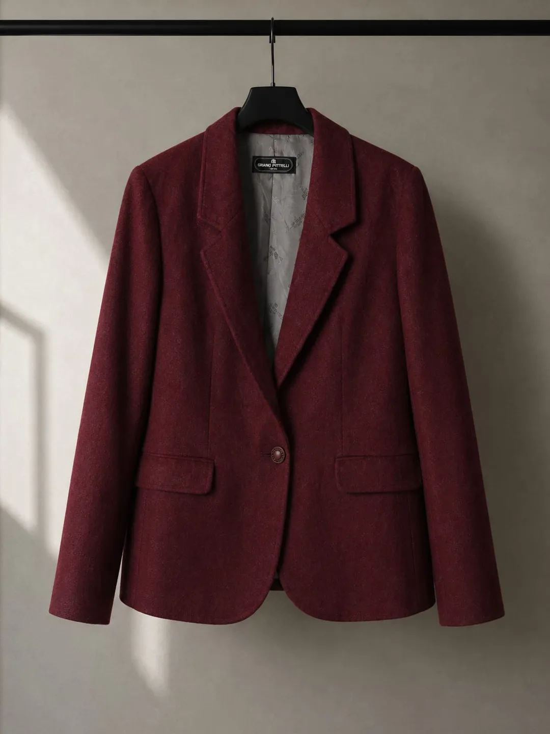 Blazer de Lana Burdeo