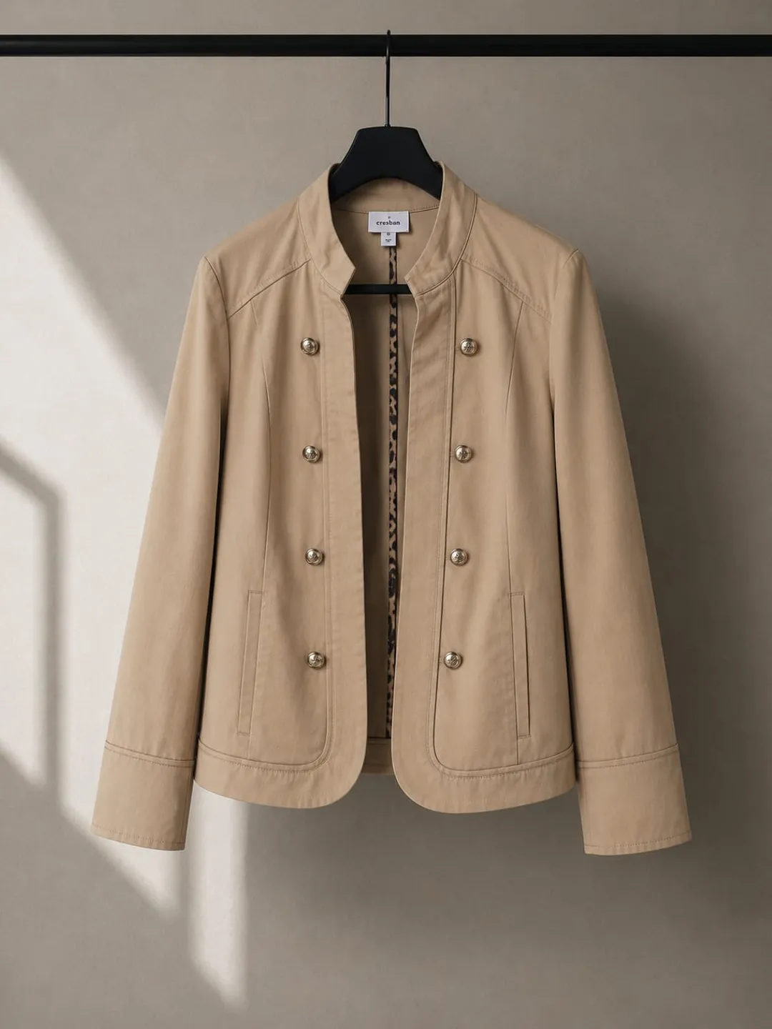 Chaqueta Militar Camel